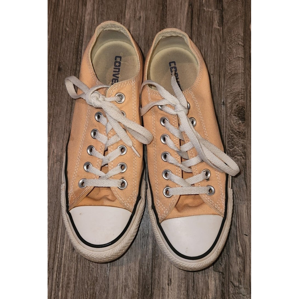 Converse Tan and White Sneakers